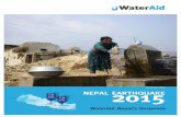 Nepal earthquake 2015. WaterAid Nepal's response. · Number of WaterAid Nepal Project hit by earthquake. Dhading Gorkha Sindhuli Kavre Bhaktapur Lalitpur Makwanpur WAN projects overview