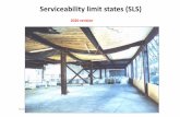 Serviceability limit states (SLS)to be considered, when designing for a serviceability limit state. These are: Characteristic combination i i i j G j Q Qk, 1 k,1 0, 1 k, "+" "+" EN