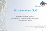 Sustainability Vision Minewater Corporation Heerlen The …€¦ · solutions now • Shift Trias ... • 25 potential buildings to attach till medio 2017 • Total 1.000.000 m2 floor
