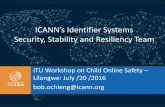 ICANN’s Identifier Systems Security, Stability and ... · The Internet Corporation for Assigned Names and Numbers (ICANN) is a global multistakeholder, ... The IS SSR Team •Provides