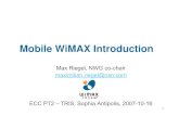 Mobile WiMAX Introduction - KNF€¦ · 25 - Mobile WiMAX Introduction (Max Riegel) IMS Adoption in Mobile WiMAX Access-type and access-info will be extended by WiMAX specific identifiers.