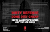 HOW TO MAKE MY LIFE HARDER AND YOUR LIFE …...Make the attacker's life harder Make it easier to detect the attacker Not perfect (but nothing is) redsiege.com 4 DOES NOT INCLUDE •Turn