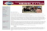TOASTMASTERS INTERNATIONAL NEWSLETTER · 2018-01-08 · last round of COT. And again, as a Club Officer of District 106, you must participate in a District 106 training to receive