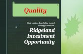 Ridgeland Investment Opportunity - LoopNet...Superior Location Quality Facilities Abundant Parking Exceptional Tenants Ideal Lease Structure Ridgeland, Mississippi Two independent