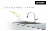 CARE & CLEANING GUIDEpdf.lowes.com/useandcareguides/846639039680_use.pdf · Polishing your sink weekly will help to retain the luster of the stainless steel. We recommend using your