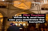Film Tourism: What is it, and how can you maximise the - Creative … · 2019-06-07 · Creative England, in association with VisitEngland and Olsberg SPI, recently produced a new