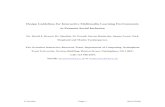 Design Guidelines for Interactive Multimedia Learning ...Design Guidelines for Interactive Multimedia Learning Environments to Promote Social Inclusion Dr. David J. Brown, Dr. Heather