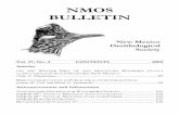NMOS - nmbirds.org · NMOS Bulletin 37(4), 2009 - 90 - (Adams, 2008), four species of Juniperus grow naturally in southwestern New Mexico: J. deppeana (Alligator Juniper), J. monosperma