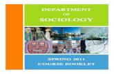 Sociology - Tufts University · Soc 001 or 010 and one additional course in sociology related to internship area. Sociology 101: Quantitative Research Methods . James Ennis . Time