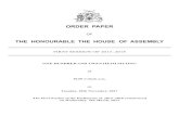 ORDER PAPER - Barbados€¦ · (Amendment) Bill, 2015. Notice of this Bill was given on 3rd February, 2015. The Bill was read a first time on 10th February, 2015. The Bill was published
