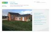 FOR SALE Former Chapel...There is no knowledge of any surveys or ground reports existing. Tenure Freehold - Land Registry Title: NN275235. Terms Offers are invited for the freehold