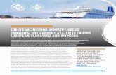 EUROPEAN SHIPPING INDUSTRY NEEDS SUBSIDIES, BUT … · European flags. Any favourable fiscal treatment should above all actively support job creation and training for European-domiciled
