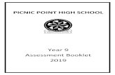 Year 9 Assessment Booklet 2019 - Picnic Point High School€¦ · YEAR 9 – ASSESSMENT CALENDAR Week Term 1 Term 2 Term 3 Term 4 1 Geography PDHPE Geography ## History Elective Psychology