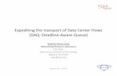 the transport of Data Center Flows (DAQ: Deadline Aware Queue) · Expediting the transport of Data Center Flows (DAQ: Deadline‐Aware Queue) Roberto Rojas‐Cessa Networking Research