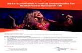 2019 Eurovision Charity Sweepstake for Alzheimer’s Research UK · Closet Eurovision fan? 2019 Eurovision Charity Sweepstake for Alzheimer’s Research UK Spread some musical cheer
