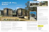 OvERCOmiNg ChAllENgES ON CASTlE hill RETiREmENT villAgE · bathroom vanities, reception counters, mirror frames, wall paneling and other commercial joinery requirements. The company