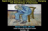 Rapid Acting Ketamine and Esketamine: Changing the ... · • 2.3 million people suffer from bipolar disorder • 4th leading cause of worldwide disease burden in 1990; ... • Addition