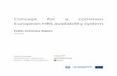 Concept for a common European HRS availability system 1- HRS AS_ publi… · Concept for a common European HRS availability system // Summary public report page 4 of 33 1 Executive