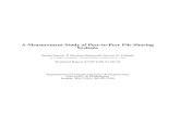 A Measurement Study of Peer-to-Peer File Sharing Systems … · A Measurement Study of Peer-to-Peer File Sharing Systems Stefan Saroiu, ... audio, or video) between a large group