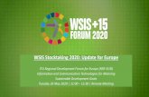 WSIS Stocktaking 2020: Update for Europe - ITU · 2020-05-26 · Sweden, Switzerland, Turkey, 15 among 95 finalists 7% 57% 7% 15% 14% Submission Stakeholder Type Academia ... 20.83%