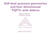 Self-dual quantum geometriesrelativity.phys.lsu.edu/ilqgs/dittrich041817.pdf · 2017-04-17 · Bianca Dittrich Perimeter Institute ILQGS, April 18 2017 Self-dual quantum geometries
