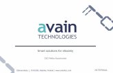 Smart solutions for eSociety - ETDA · Mr Pekka Kuosmanen • Founder and Chief Executive Officer of Avain Technologies Oy • General Manager of Avain Hangzhou (China) • Over 30