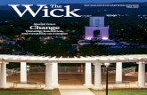 Planning, Innovation and Creativity on Campus · The THE MAGAZINE OF HARTWICK COLLEGE Special Issue: Change Planning, Innovation, and Creativity on Campus. Change is one of those