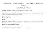 Zoom Video Communications Accessibility Conformance Report ... · accessibility-supported ways of using technology as documented in the WCAG 2.0 Conformance Requirements. Page 4 of