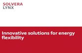 Innovative solutions for energy flexibility€¦ · Innovative solutions for energy flexibility. 2 1. Control of flexible loads and distributed energy resources which can adapt their