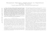 Koopman Operator Applications in Signalized Trafﬁc Systemscoogan.ece.gatech.edu/papers/pdf/ling2019koopman.pdf · Koopman Operator Applications in Signalized Trafﬁc Systems Esther