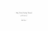 My First Forty YearsMy First Forty Years (1974-2013) Phil Roe. In 1978, nothing worked! The most advanced Euler code available to ... Piecewise quadratic elements updated by exact