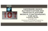 20170426-Saqib-Hardware Based Authentication€¦ · 9/5/2017  · 20170426-Saqib-Hardware Based Authentication Author: Giselle Trent Created Date: 4/27/2017 8:34:31 PM ...