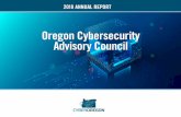 Oregon Cybersecurity Advisory Council · promote shared and real-time situational awareness between the public and private sectors in this state. ... Collaborative governance initiatives