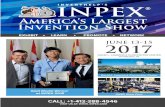 America’s Largest Invention Show · Invention Show David L. Lawrence Convention Center VISIT US AT: WWW. INPEX.COM CALL: +1-412-288-4546 2017 JUNE 13-15 DAVID L. LAWRENCE CONVENTION