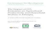 The Impact of CO2 Emissions on Agricultural Productivity ... · estimated economic impacts of climate change using Computable General Equilibrium (CGE) analysis. These studies focused