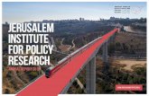 JERUSALEM INSTITUTE FOR POLICY RESEARCH · 2018 RESEARCH, EVALUATION, OUTREACH & TRAINING PROJECTS JERUSALEM INSTITUTE FOR POLICY RESEARCH \\\ ANNUAL REPORT 20188 2018 HIGHLIGHTS