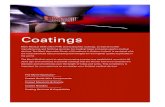 Coatings - Merit OEM · nside .S. 1 800.637.4839 utside .S. 1 801.208.4313 Europe 31 43 358 82 24 Coatings Merit Medical OEM offers PTFE and hydrophilic coatings, as well as further