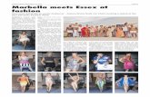 Marbella meets Essex at fashion...9 771137 042003 00856 Costa del Sol News September 5-12, 2013 Marbella meets Essex at fashion Continued from page 37 Next came the evening's most