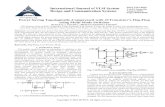 Power Saving Topologically-Compressed with …Power Saving Topologically-Compressed with 21Transistor’s Flip-Flop Using Multi Mode Switches International Journal of VLSI System Design