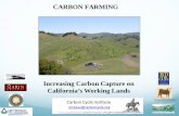 Increasing Carbon Capture on California’s Working Lands · Increasing global soil organic carbon by 0.4% annually would offset all global CO2 emissions the “ 4‰ Initiative: