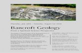 Thursday, July 30th – Saturday, August 1st 2020 · 2020-02-04 · Thursday, July 30th – Saturday, August 1st 2020 From a S pi r itu al S cienc e Per sp ective The geology of Bancroft