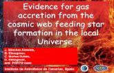Evidence for gas accretion from the cosmic web feeding ...193.206.154.33/~igm50/talks_all/sanchez_almeida.pdf · XMP tend to be Blue-Compact Dwarfs (e.g., Morales-Luis+11). XMPs often