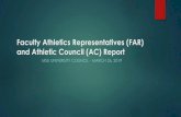 Faculty Athletics Representatives (FAR) and Athletic ... · Background and Context u MSU Athletics u 25 Teams (incl. Track & Field twice – indoor/outdoor) u ~750 student-athletes