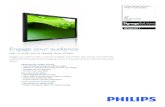 Engage your audience - Philips · PDF file Engage your audience with a multi-touch display from Philips. Engage your audience with a multi-touch display from Philips. Fast, precise,