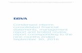 Condensed interim consolidated financial statements ... · 5/3/2017  · Translation of the Interim Consolidated Financial Statements originally issued in Spanish and prepared in
