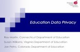 Education Data Privacynces.ed.gov/forum/pdf/S2015_Forum_Data_Privacy.pdf · Data Sharing Agreement Changes The new data sharing agreement model includes a number of new protections,