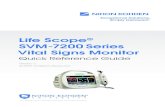 Life Scope SVM-7200 Series Vital Signs Monitor · requires consecutive vital signs measurements. Remember to save and send the desired parameters to the electronic medical record