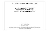 HELICOPTER OPERATING PROCEDURES · HELIPAD LOCATION The St George Hospital Helipad is located on the roof of the multistorey carpark in Gray Street. The Helipad entrance way is inside