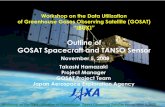 Outline of GOSAT Spacecraft and TANSO Sensor · Observation in the short wavelength infrared bands and thermal infrared band. Observation in the thermal infrared band. Performs blackbody