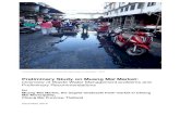 Preliminary Study on Muang Mai Market Mai Market Study... · A street of Muang Mai Market flooded with waste water on ... poultry, seafood preparation, preparation of fruit and vegetable